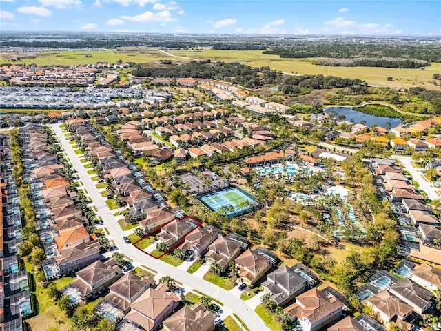 bird's eye view featuring a residential view