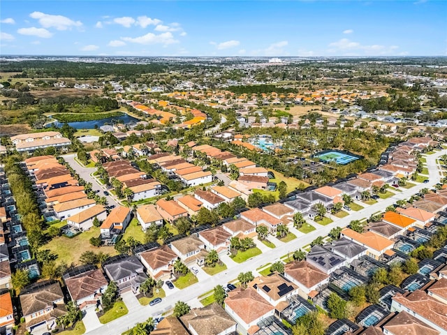 bird's eye view featuring a residential view