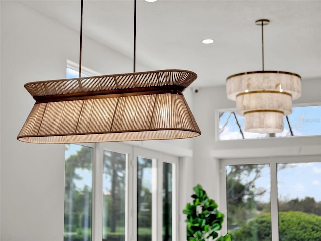 interior details with recessed lighting