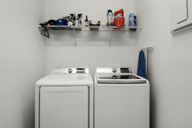 laundry room featuring laundry area and washer and dryer