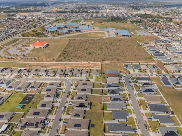 bird's eye view featuring a residential view