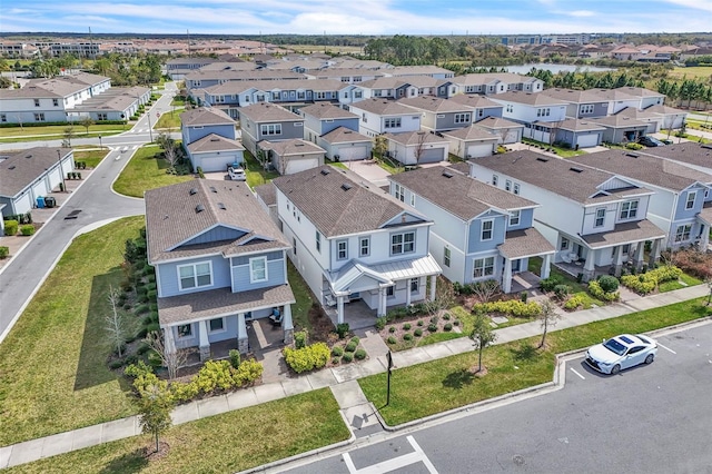 birds eye view of property featuring a residential view