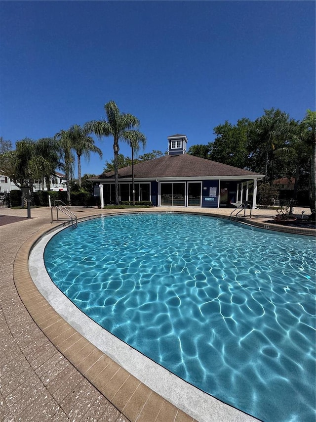 view of pool