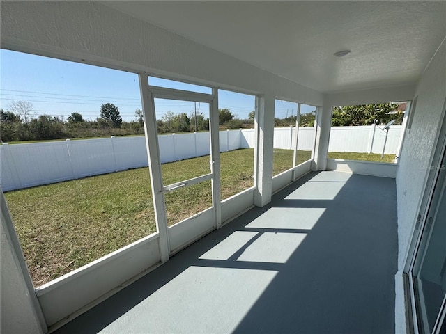 sunroom with a healthy amount of sunlight