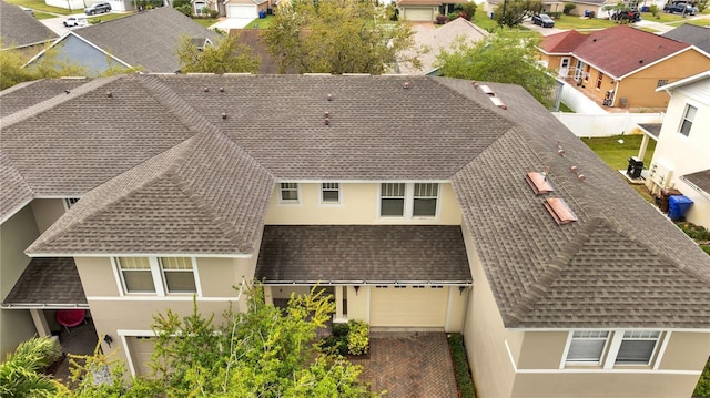 bird's eye view featuring a residential view