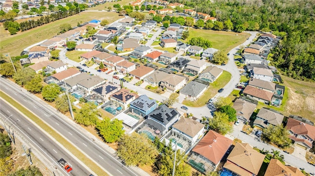 drone / aerial view featuring a residential view