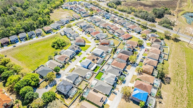 birds eye view of property featuring a residential view