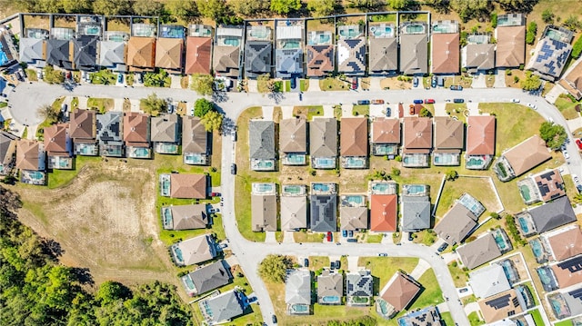 birds eye view of property featuring a residential view