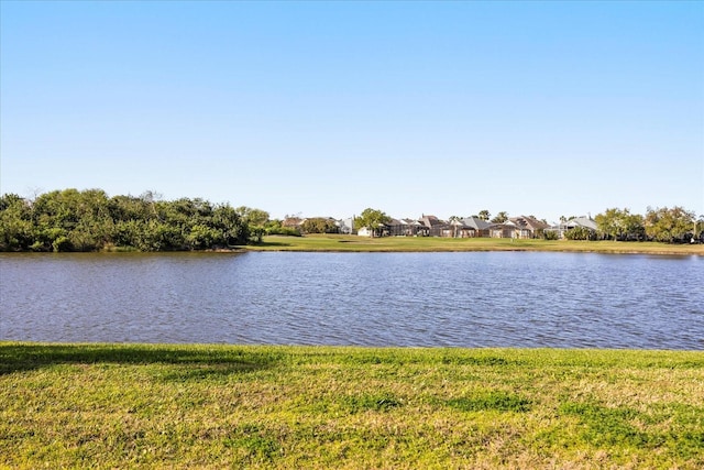 property view of water