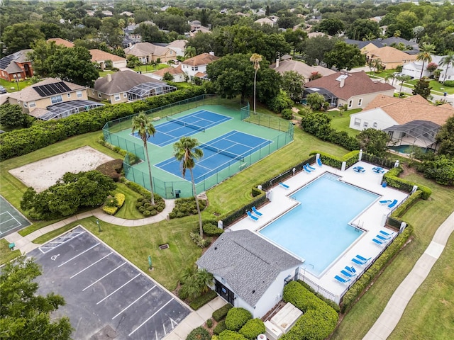 8611 Dover Oaks Ct, Orlando, FL 32836 - bird's eye view featuring a residential view