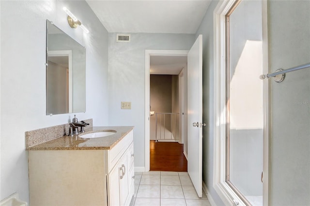 1318 Chebon Ct Unit E-F, Unit E-F, Apopka, FL 32712 - bathroom with visible vents, tile patterned flooring, and vanity