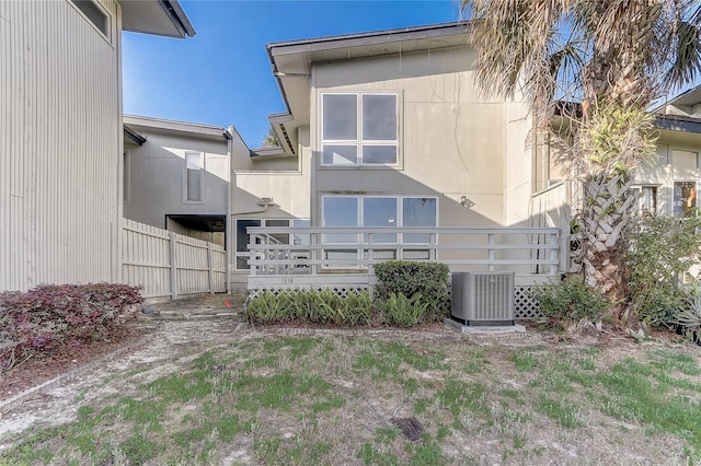 1318 Chebon Ct Unit E-F, Unit E-F, Apopka, FL 32712 - back of property with cooling unit