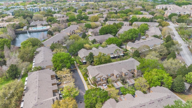 drone / aerial view featuring a residential view