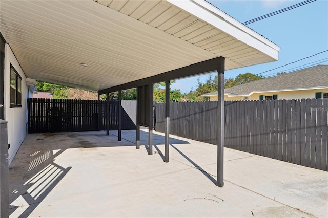 view of patio with fence private yard