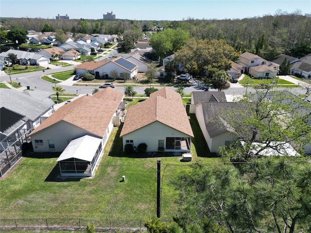 birds eye view of property featuring a residential view