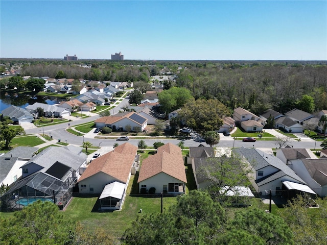 birds eye view of property featuring a residential view