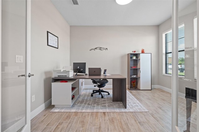 12654 Oak Hill Way, Parrish, FL 34219 - office space featuring light wood-style floors and baseboards