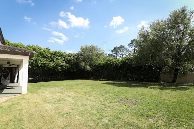 2351 Kelbrook Ct, Oviedo, FL 32765 - view of grassy yard with ceiling fan