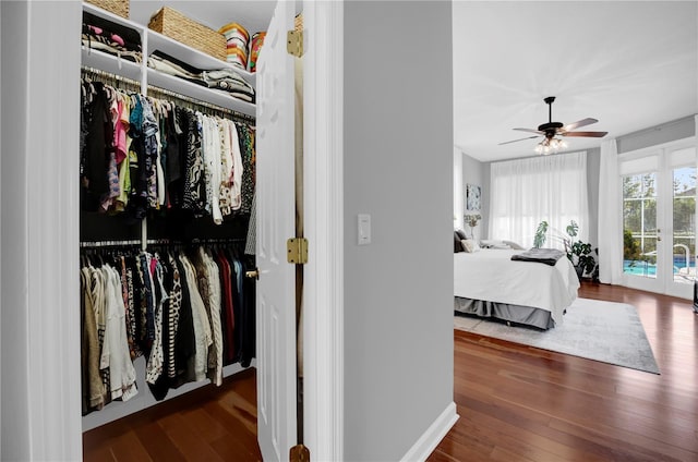 view of closet