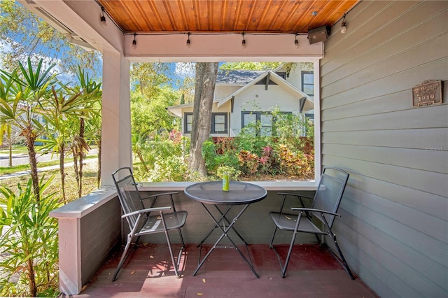 view of patio / terrace featuring a porch