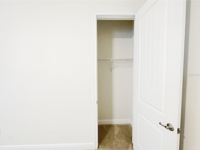 view of closet