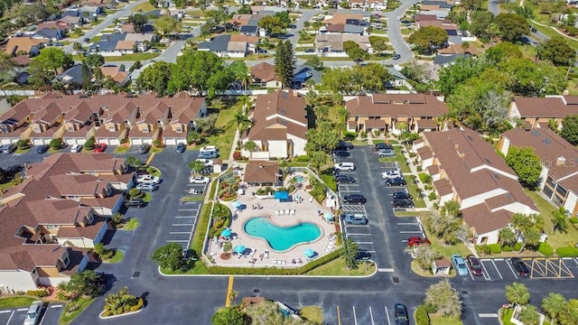 drone / aerial view featuring a residential view