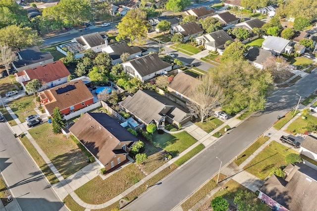 birds eye view of property featuring a residential view