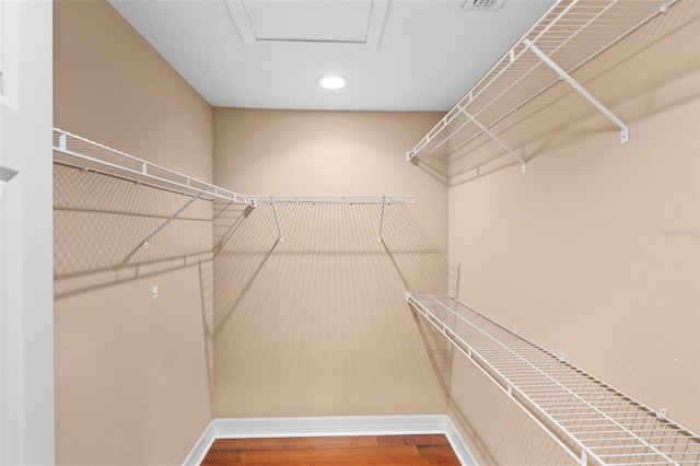 1341 Mill Stream Ln, Winter Springs, FL 32708 - walk in closet featuring wood finished floors