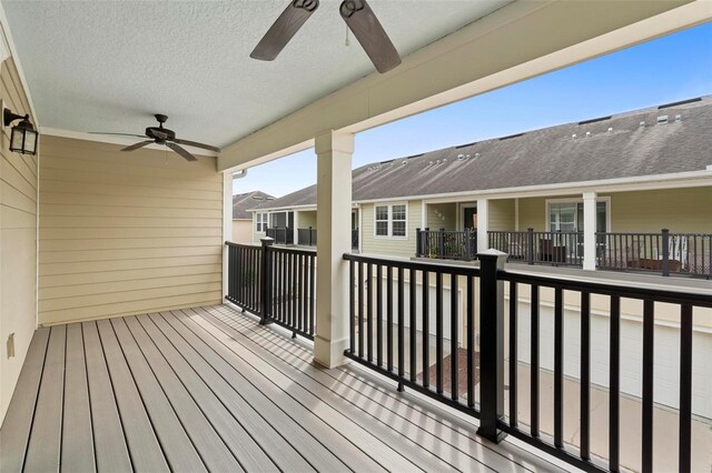 1341 Mill Stream Ln, Winter Springs, FL 32708 - deck featuring ceiling fan