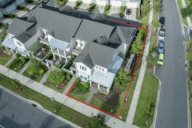 birds eye view of property featuring a residential view