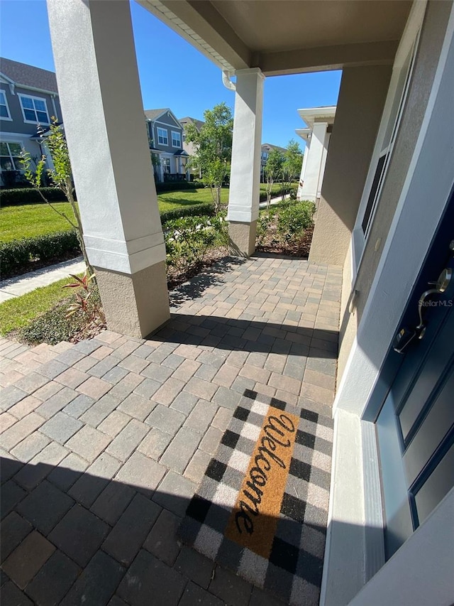 view of patio