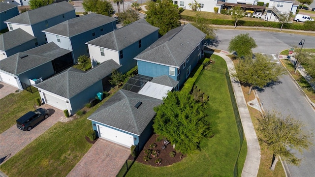 birds eye view of property featuring a residential view