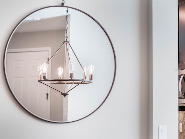 753 Daybreak Pl, Longwood, FL 32750 - details with a notable chandelier