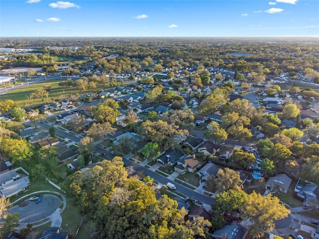 drone / aerial view featuring a residential view