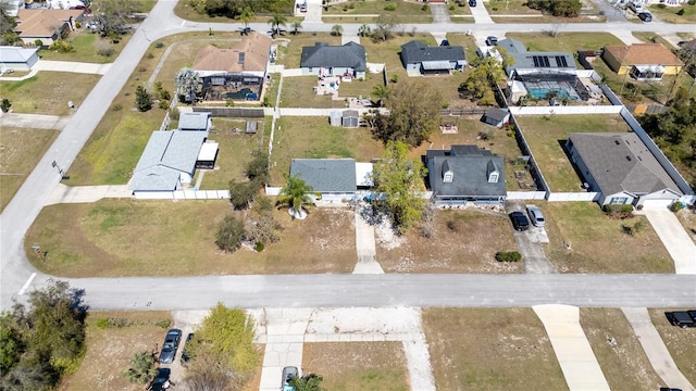 birds eye view of property featuring a residential view