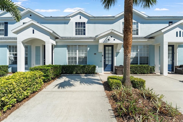 view of front of property with stucco siding