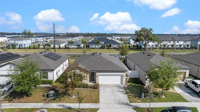 bird's eye view featuring a residential view