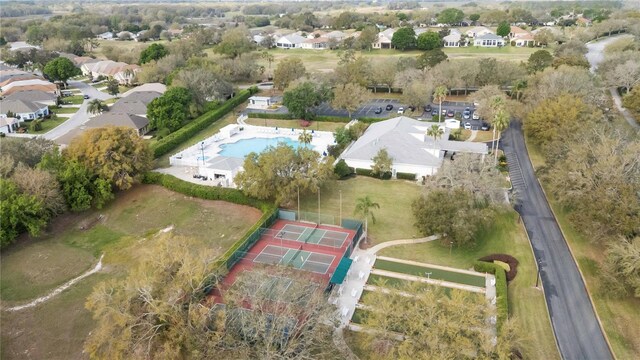 bird's eye view featuring a residential view