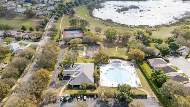 bird's eye view featuring a residential view