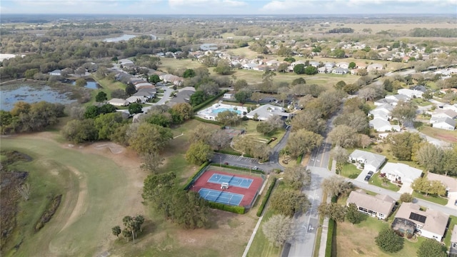 drone / aerial view featuring a residential view