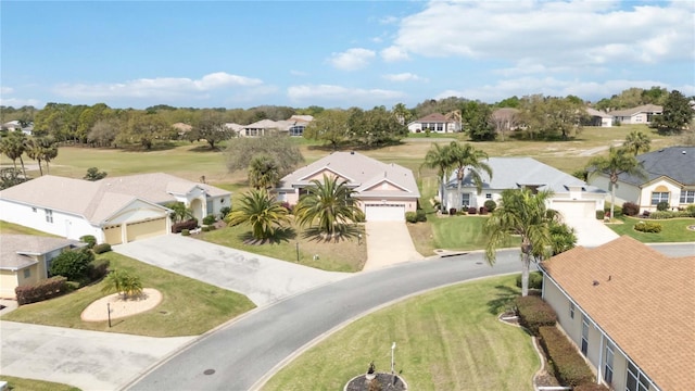 drone / aerial view featuring a residential view