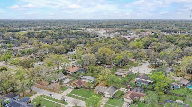 bird's eye view featuring a residential view