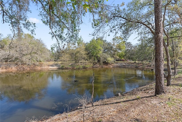 view of water feature