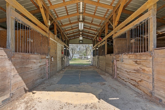 view of stable