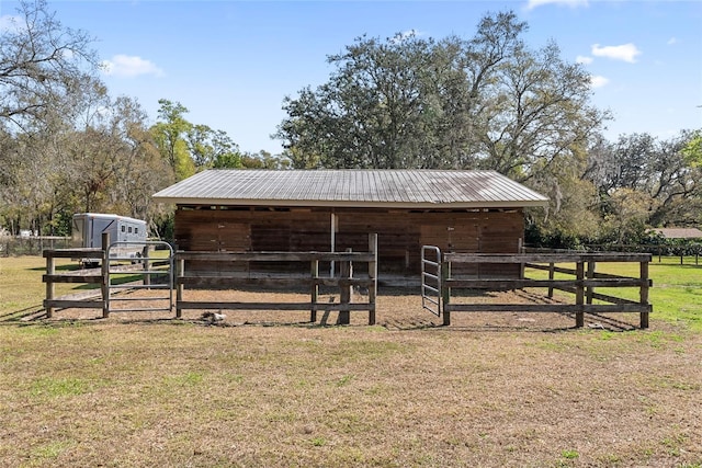 view of stable