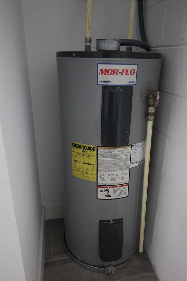 utilities featuring water heater