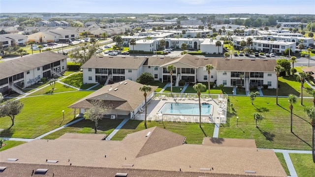 birds eye view of property featuring a residential view