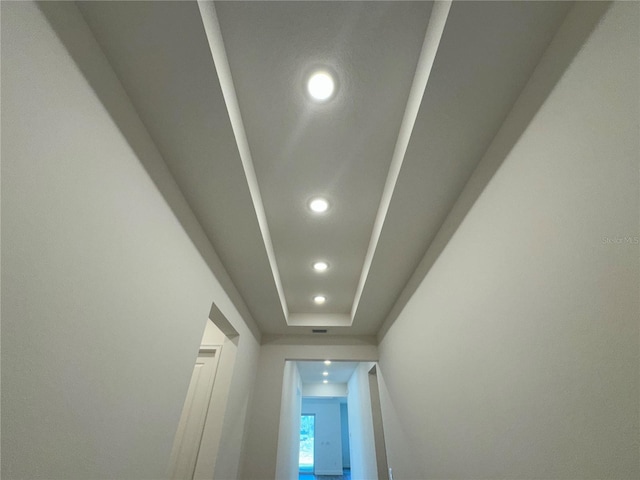 details featuring recessed lighting