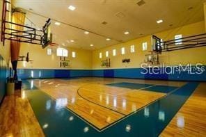 view of basketball court featuring community basketball court