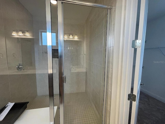 full bath featuring a stall shower